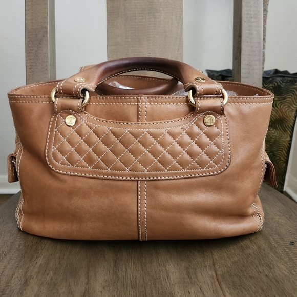Celine Camel Leather Boogie Handbag - Picture 2 of 15